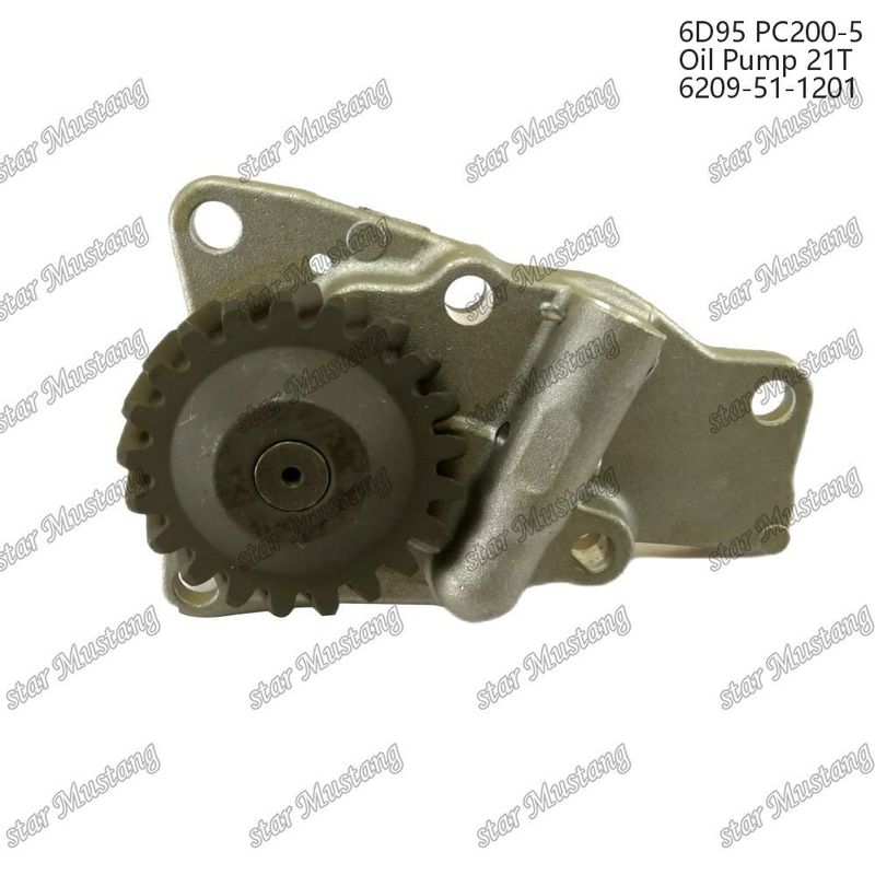 6d95 Pc200-5 Αντλία πετρελαίου κινητήρα 6209-51-1201 Κατάλληλη για τμήματα κινητήρων ντίζελ Komatsu