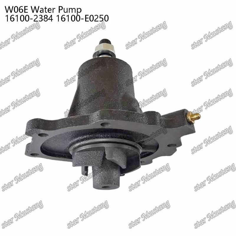 W06E Αντλία νερού κινητήρα 16100-2384 16100-E0250 Για ανταλλακτικά κινητήρα HINO
