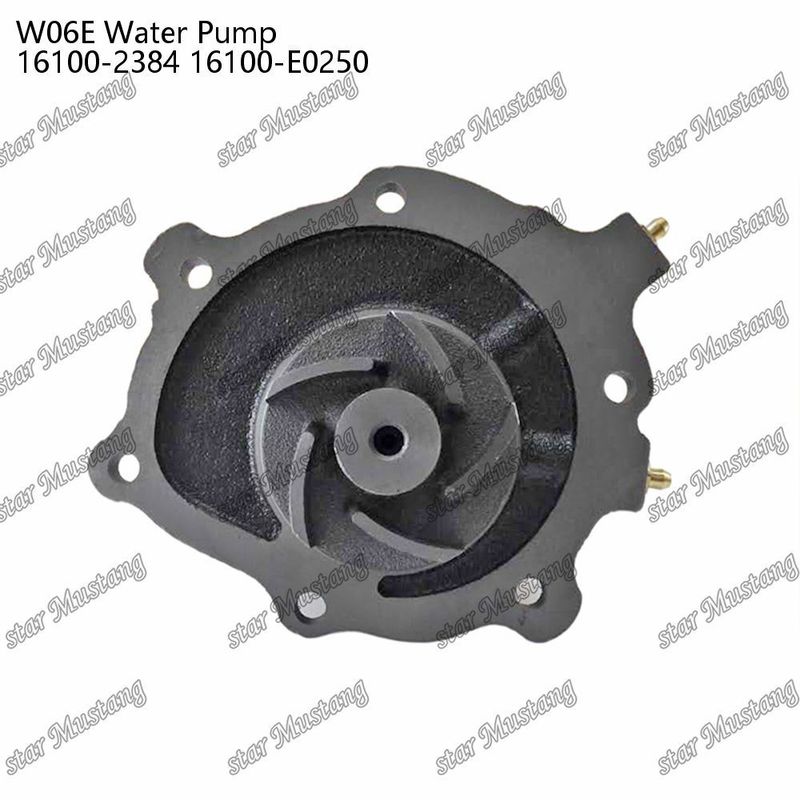 W06E Αντλία νερού κινητήρα 16100-2384 16100-E0250 Για ανταλλακτικά κινητήρα HINO