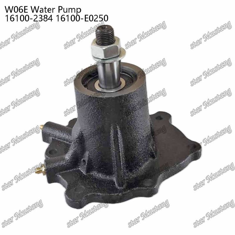 W06E Αντλία νερού κινητήρα 16100-2384 16100-E0250 Για ανταλλακτικά κινητήρα HINO