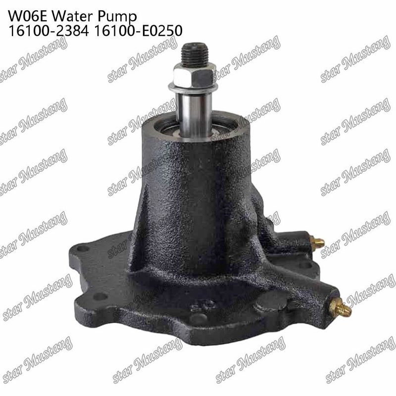 W06E Αντλία νερού κινητήρα 16100-2384 16100-E0250 Για ανταλλακτικά κινητήρα HINO