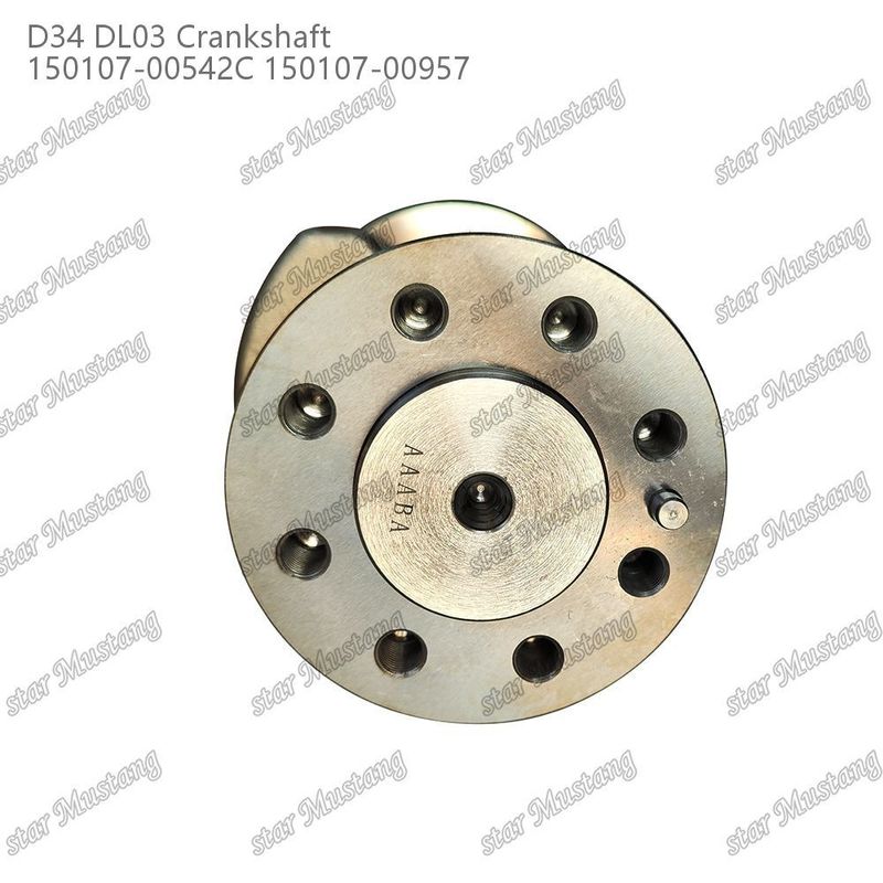 D34 DL03 Κρανκ άξονας 150107-00542C 150107-00957 Για ανταλλακτικά κινητήρα DOOSAN DAEWOO