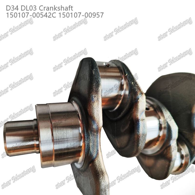 D34 DL03 Κρανκ άξονας 150107-00542C 150107-00957 Για ανταλλακτικά κινητήρα DOOSAN DAEWOO