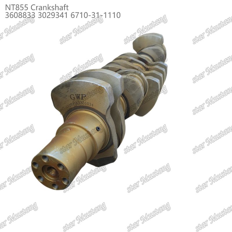 Κρανκάξυλος NT855 Σφυρηλατημένο χάλυβα 3608833 3029341 6710-31-1110 Για μέρη κινητήρων ντίζελ Cummins