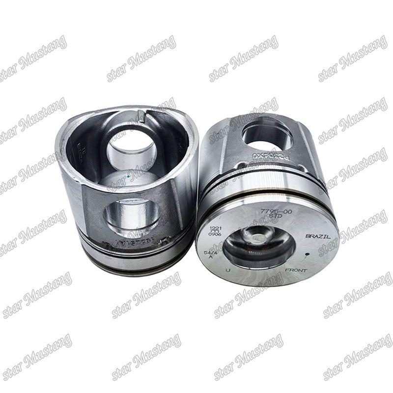 Πιστόνας 4BT 4D102 6BT 6BT5.9 6D102 50mm Θάλαμος καύσης 3957795 3807795 Για εξαρτήματα επισκευής κινητήρων ντίζελ Cummins