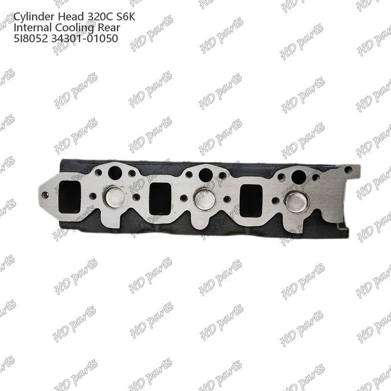 Κεφαλή κυλίνδρου 320C S6K Εσωτερική ψύξη πίσω 5I8052 34301-01050 Για ανταλλακτικά κινητήρα Mitsubishi