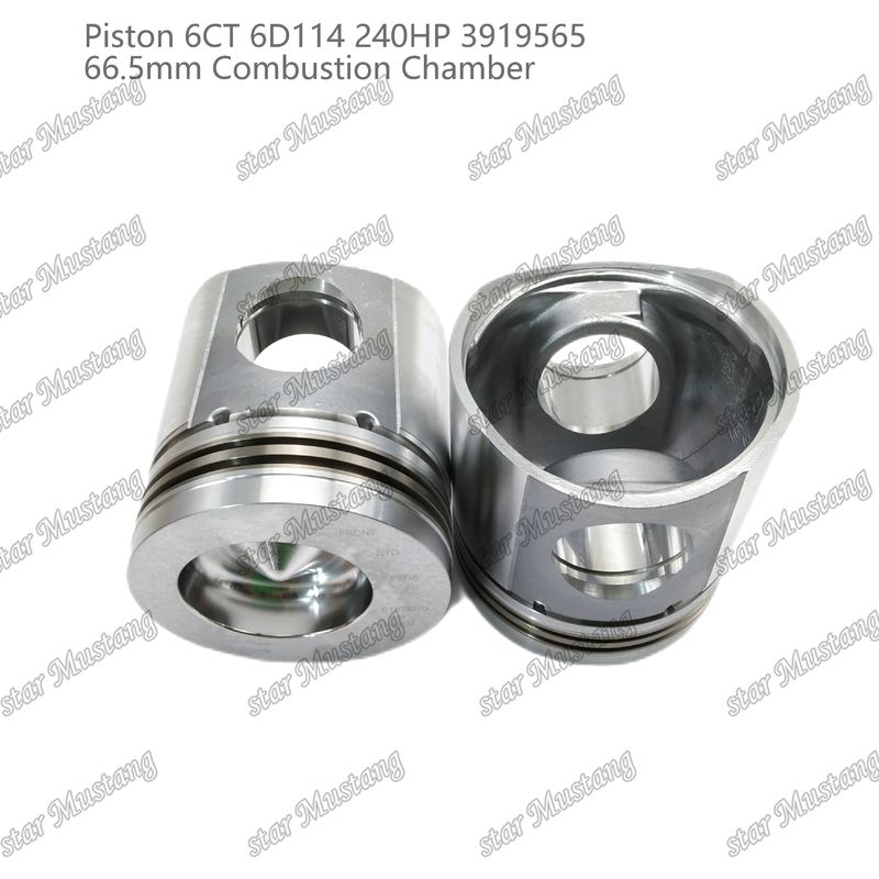 Πιστόνας 6CT 6D114 240HP 3919565 66.5mm Θάλαμος καύσης για εξαρτήματα επισκευής κινητήρων ντίζελ Cummins