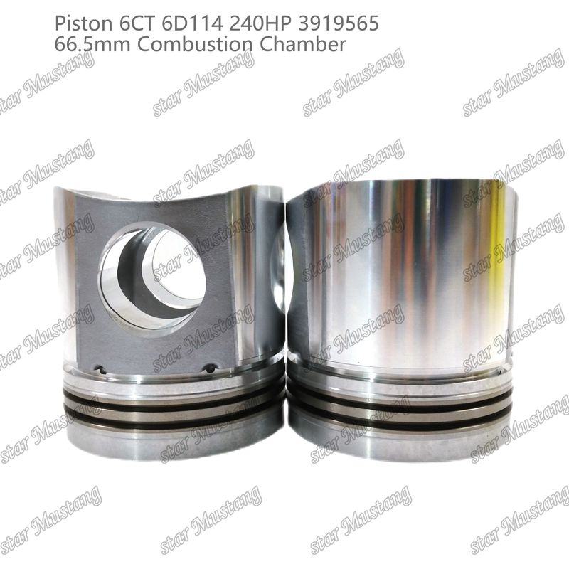 Πιστόνας 6CT 6D114 240HP 3919565 66.5mm Θάλαμος καύσης για εξαρτήματα επισκευής κινητήρων ντίζελ Cummins