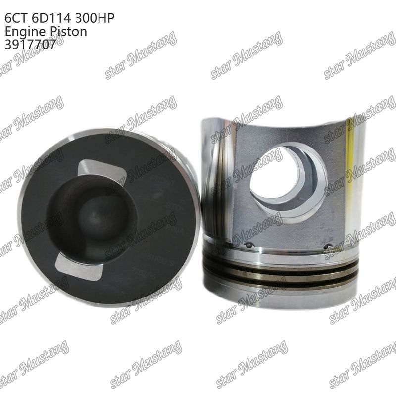 Πιστόνας 6CT 6D114 300HP 3917707 55mm Θάλαμος καύσης για εξαρτήματα επισκευής κινητήρων ντίζελ Cummins