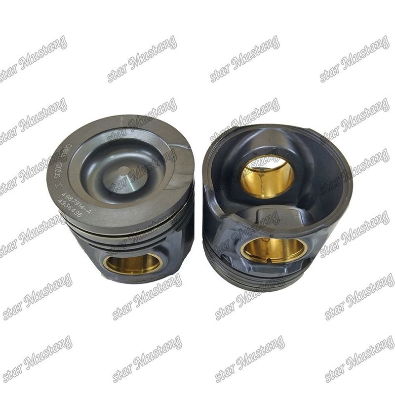 Πιστόνας 8.9L 6LTAA ISB6.7 ISB6.7L 4987914 4936496 Για εξαρτήματα επισκευής κινητήρων ντίζελ Cummins