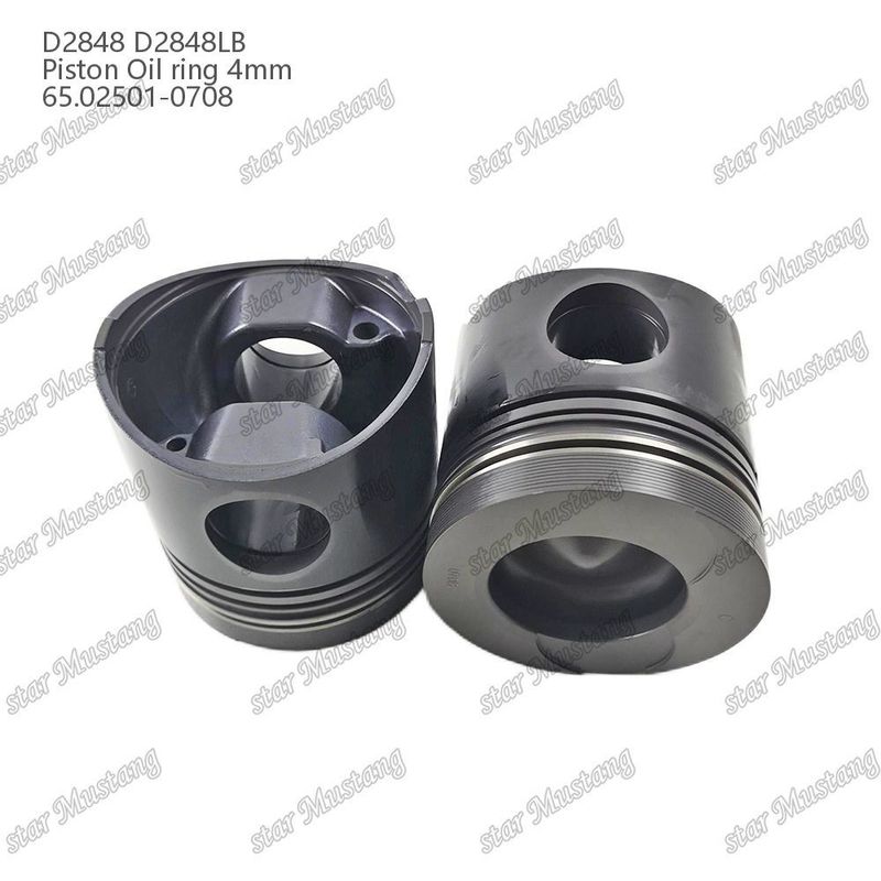 Πιστόν D2848 D2848LB Δαχτυλίδι ελαίου 4mm 65.02501-0708 Για εξαρτήματα επισκευής κινητήρων ντίζελ Doosan