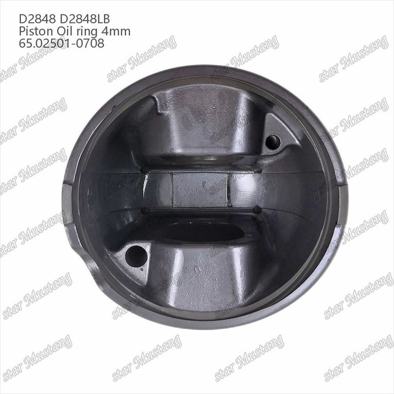 Πιστόν D2848 D2848LB Δαχτυλίδι ελαίου 4mm 65.02501-0708 Για εξαρτήματα επισκευής κινητήρων ντίζελ Doosan