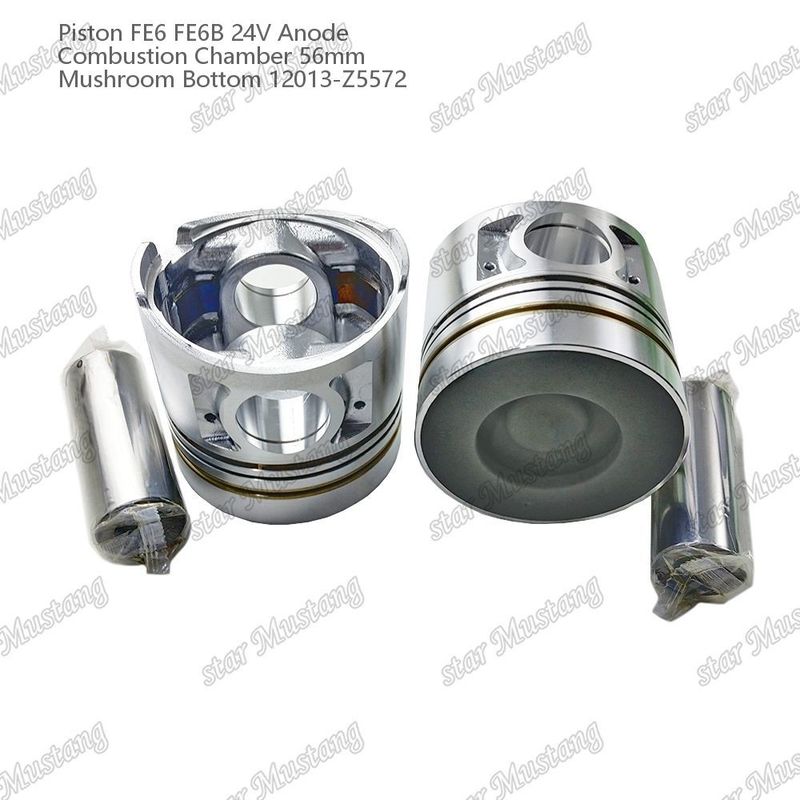 FE6 FE6B Μηχανής Πιστόν 24V Θάλαμος Μέγεθος 56mm 2.5x2x4mm 12013-Z5572 Για ανταλλακτικά κινητήρα Nissan