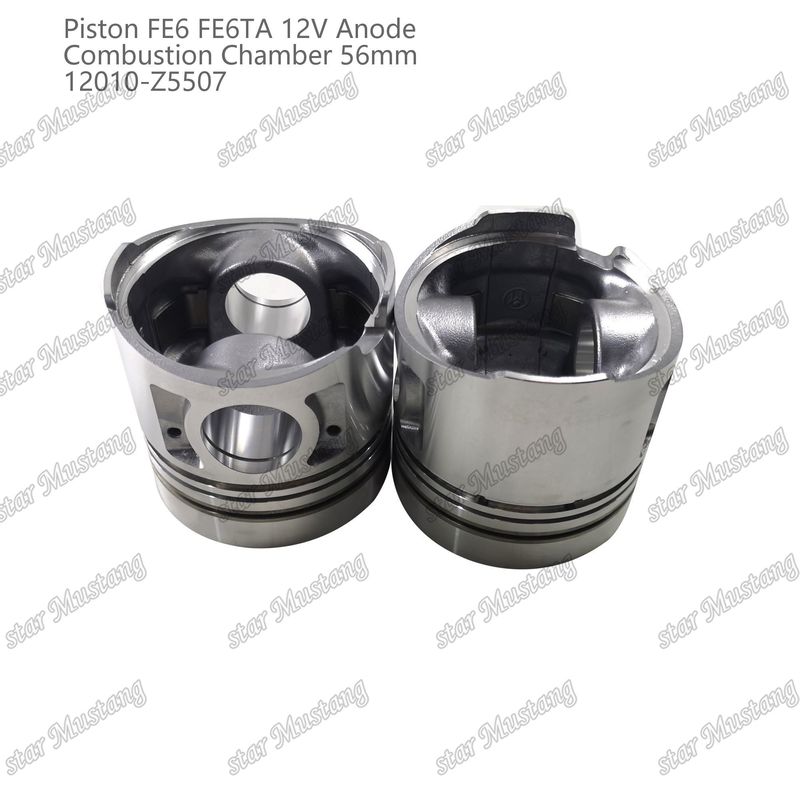 FE6 FE6TA Μηχανής Πιστόν 12V Μέγεθος θαλάμου 56mm 2.5x2x4mm 12010-Z5507 Για ανταλλακτικά κινητήρα Nissan