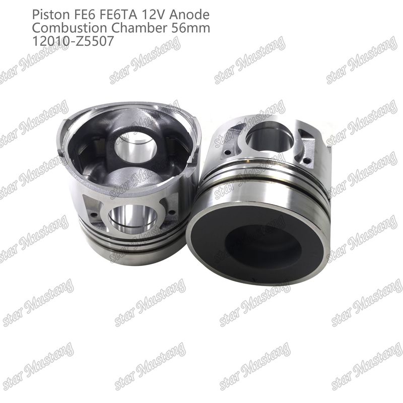 FE6 FE6TA Μηχανής Πιστόν 12V Μέγεθος θαλάμου 56mm 2.5x2x4mm 12010-Z5507 Για ανταλλακτικά κινητήρα Nissan