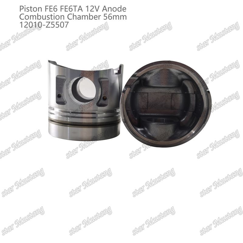 FE6 FE6TA Μηχανής Πιστόν 12V Μέγεθος θαλάμου 56mm 2.5x2x4mm 12010-Z5507 Για ανταλλακτικά κινητήρα Nissan