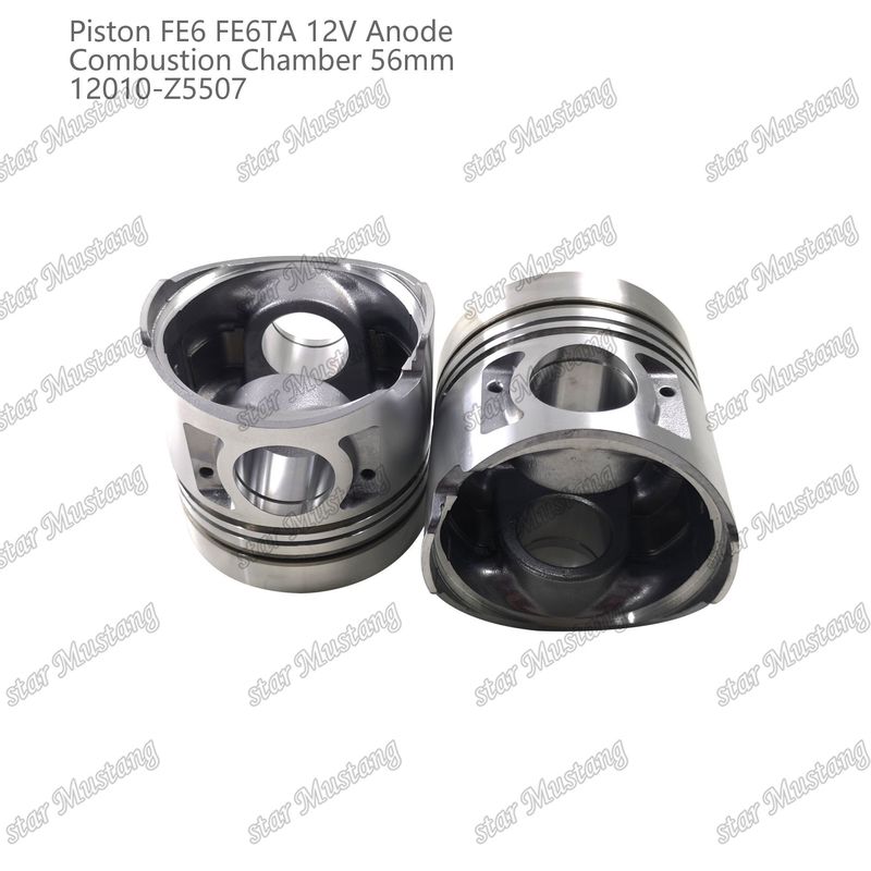 FE6 FE6TA Μηχανής Πιστόν 12V Μέγεθος θαλάμου 56mm 2.5x2x4mm 12010-Z5507 Για ανταλλακτικά κινητήρα Nissan
