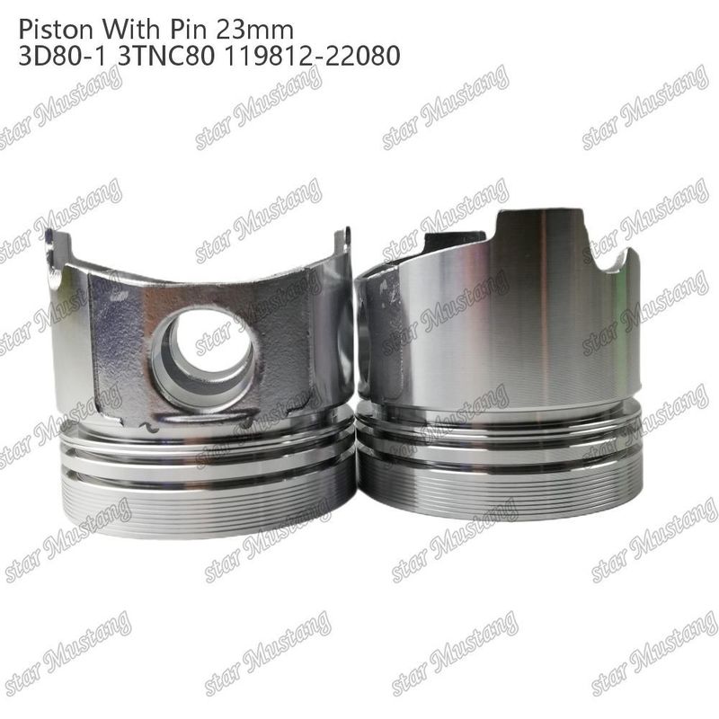 Πιστόν 3D80-1 3TNC80 PIN SIZE 23mm 119812-22080 Για εξαρτήματα επισκευής κινητήρων ντίζελ Yanmar
