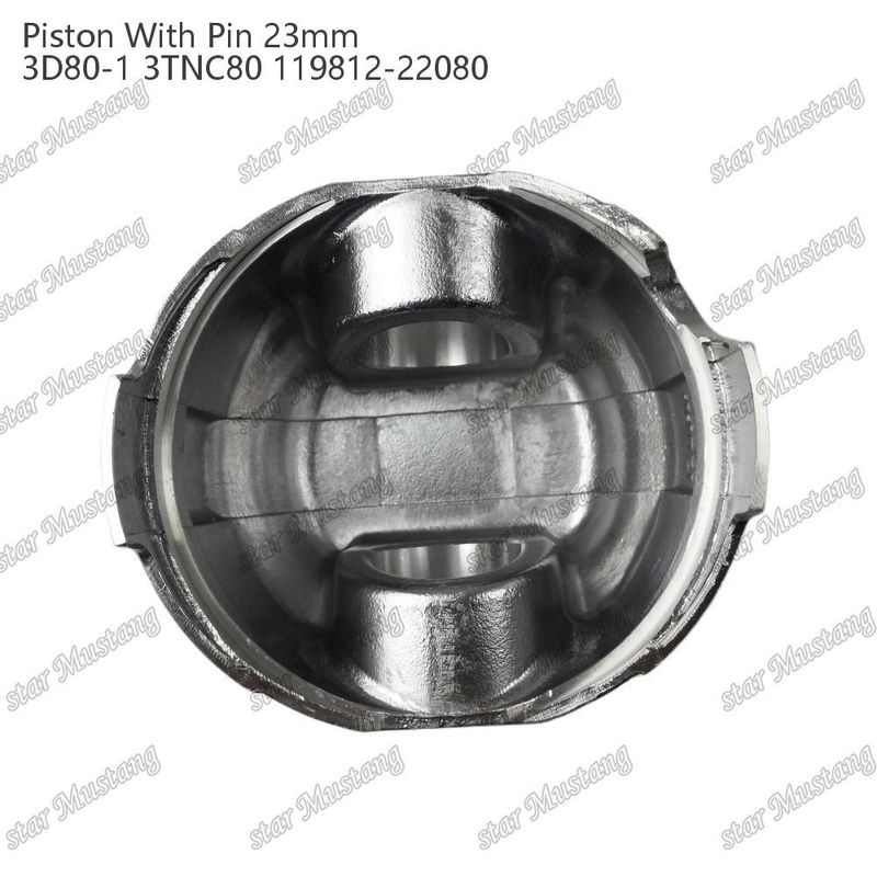 Πιστόν 3D80-1 3TNC80 PIN SIZE 23mm 119812-22080 Για εξαρτήματα επισκευής κινητήρων ντίζελ Yanmar
