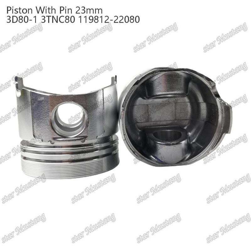 Πιστόν 3D80-1 3TNC80 PIN SIZE 23mm 119812-22080 Για εξαρτήματα επισκευής κινητήρων ντίζελ Yanmar