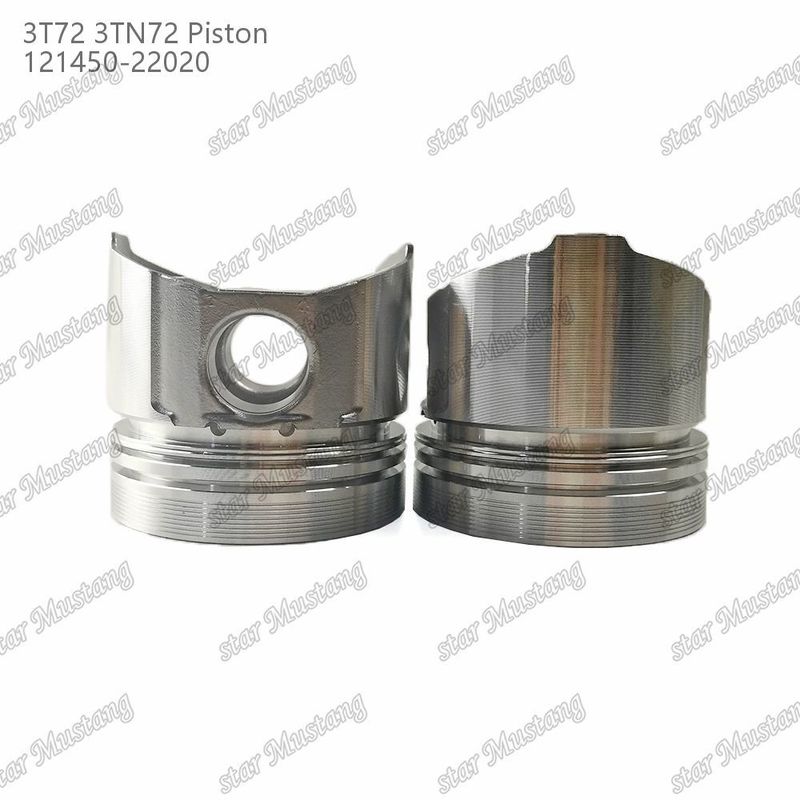 Πιστόνας 3TN72 3T72 επίπεδος πάτος 65,5 mm ύψος 121450-22020 Για εξαρτήματα επισκευής κινητήρων ντίζελ Yanmar