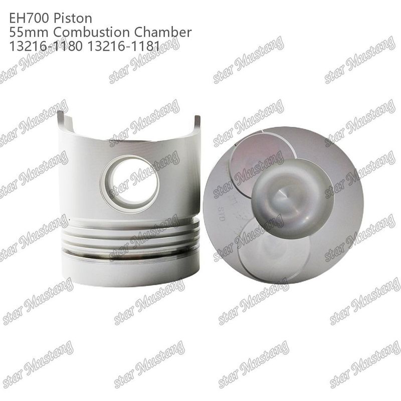 Πιστόνας EH700 55 mm θάλαμος καύσης 13216-1181 13216-1180 Για εξαρτήματα επισκευής κινητήρων ντίζελ Hino
