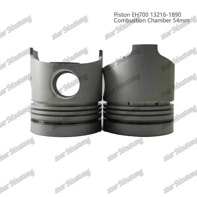 Πιστόνας EH700 θάλαμος καύσης 54mm 13216-1890 Για εξαρτήματα επισκευής κινητήρων ντίζελ Hino