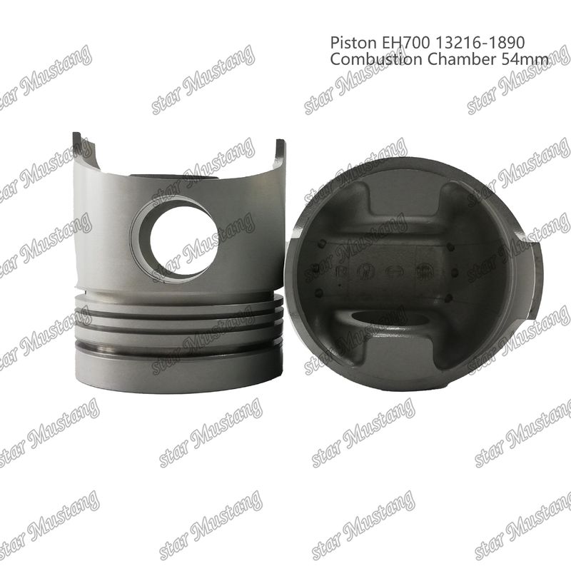 Πιστόνας EH700 θάλαμος καύσης 54mm 13216-1890 Για εξαρτήματα επισκευής κινητήρων ντίζελ Hino