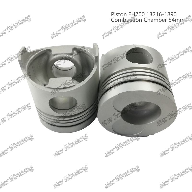 Πιστόνας EH700 θάλαμος καύσης 54mm 13216-1890 Για εξαρτήματα επισκευής κινητήρων ντίζελ Hino