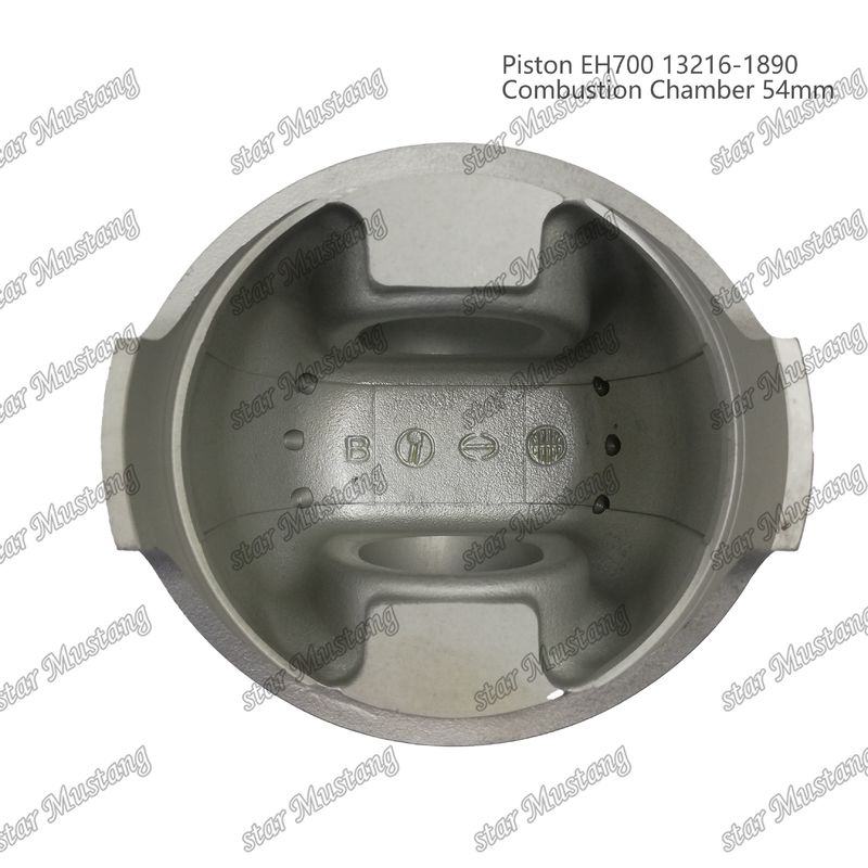 Πιστόνας EH700 θάλαμος καύσης 54mm 13216-1890 Για εξαρτήματα επισκευής κινητήρων ντίζελ Hino