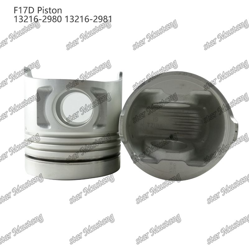Πιστόνας F17D Θάλαμος καύσης 69mm 13216-2980 13216-2981 Για εξαρτήματα επισκευής κινητήρων ντίζελ Hino