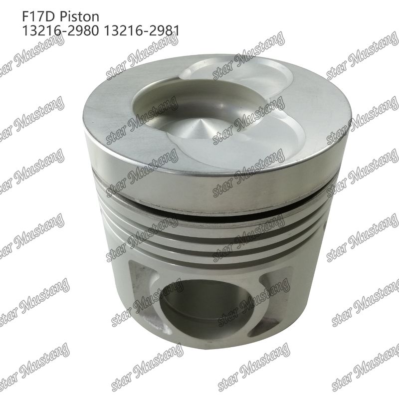 Πιστόνας F17D Θάλαμος καύσης 69mm 13216-2980 13216-2981 Για εξαρτήματα επισκευής κινητήρων ντίζελ Hino