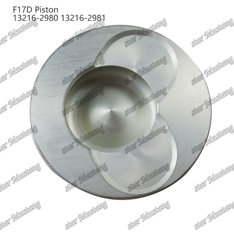 Πιστόνας F17D Θάλαμος καύσης 69mm 13216-2980 13216-2981 Για εξαρτήματα επισκευής κινητήρων ντίζελ Hino