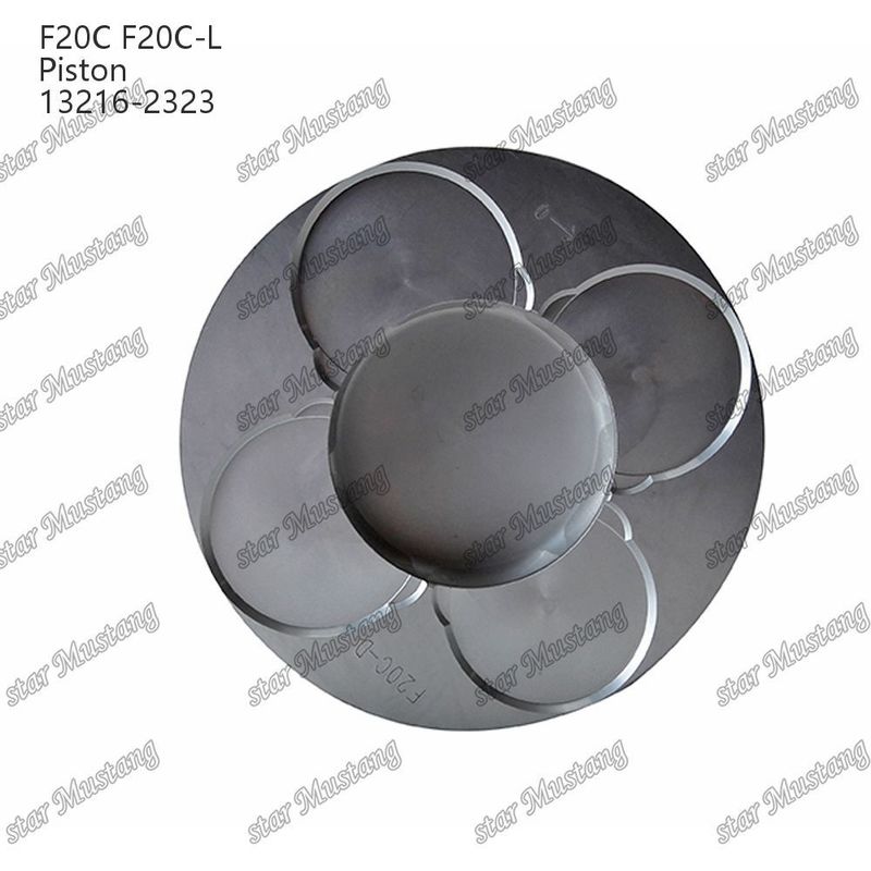 Πιστόνας F20C-L επίπεδος πυθμένας 13216-2323 Για εξαρτήματα επισκευής κινητήρων ντίζελ Hino