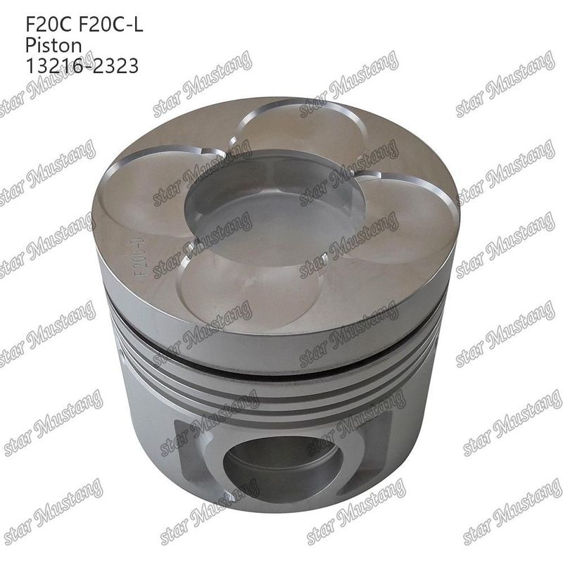 Πιστόνας F20C-L επίπεδος πυθμένας 13216-2323 Για εξαρτήματα επισκευής κινητήρων ντίζελ Hino