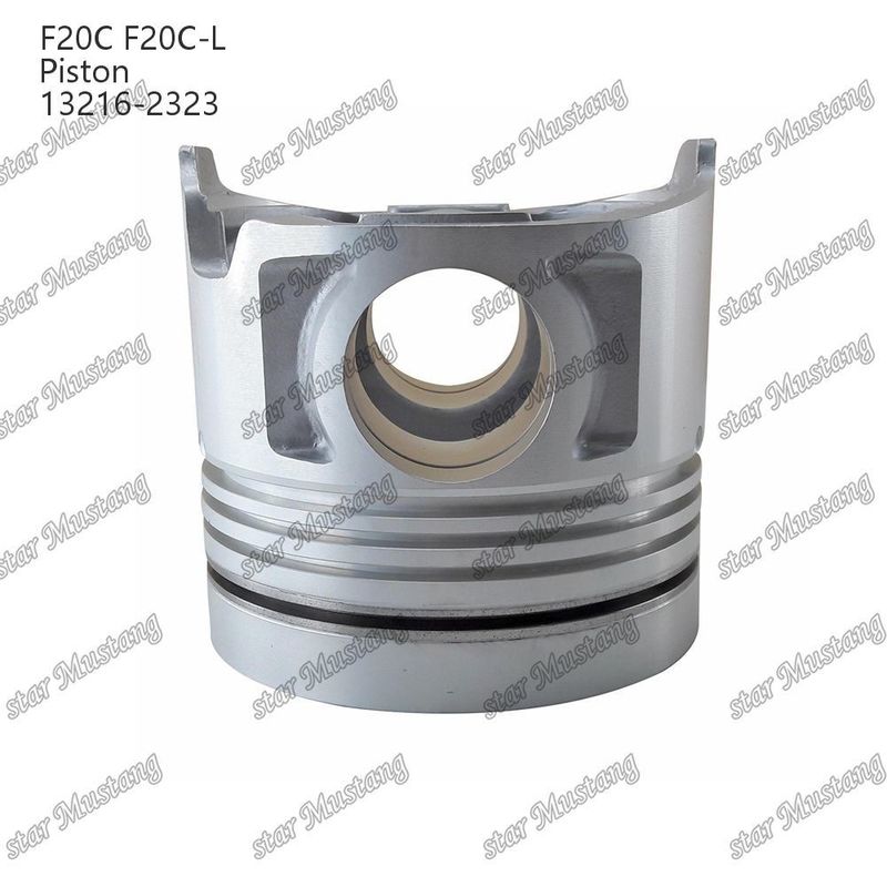 Πιστόνας F20C-L επίπεδος πυθμένας 13216-2323 Για εξαρτήματα επισκευής κινητήρων ντίζελ Hino