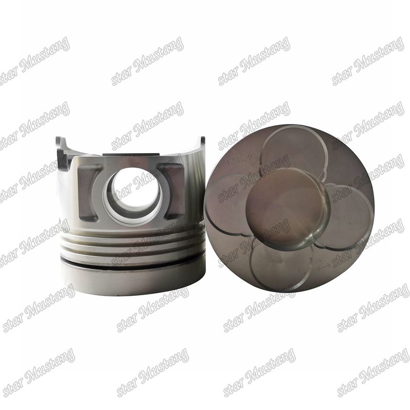 Πιστόνας F20C-R επίπεδος πυθμένας 13216-1263 Για εξαρτήματα επισκευής κινητήρων ντίζελ Hino