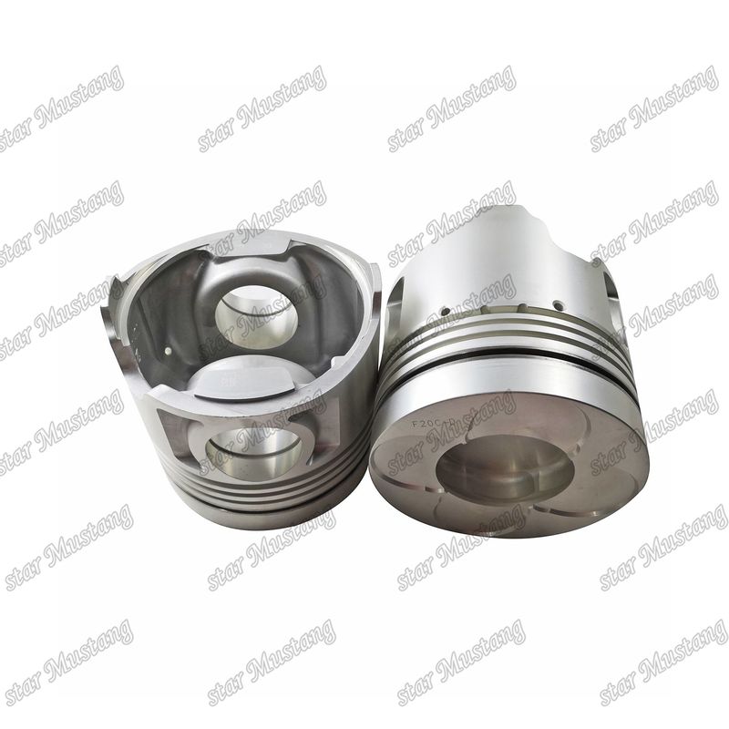 Πιστόνας F20C-R επίπεδος πυθμένας 13216-1263 Για εξαρτήματα επισκευής κινητήρων ντίζελ Hino