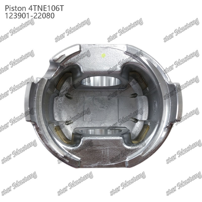 Πιστόνας 4TNE106T με εκτύπωση βαλβίδας 123901-22080 Για εξαρτήματα επισκευής ντίζελ Yanmar