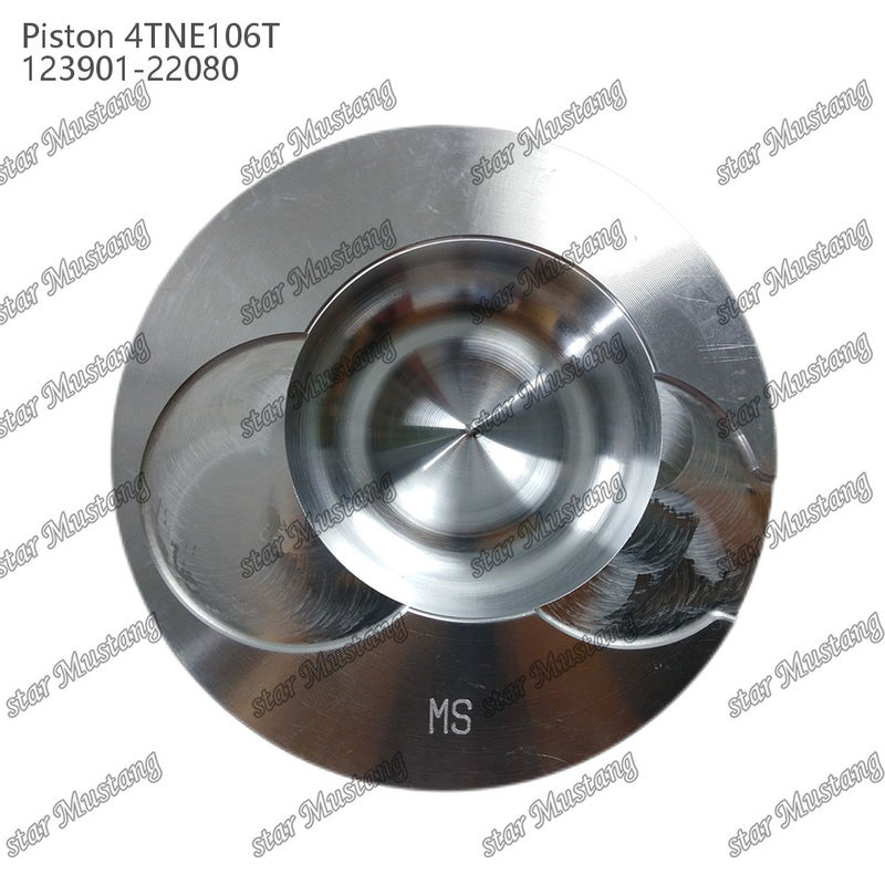 Πιστόνας 4TNE106T με εκτύπωση βαλβίδας 123901-22080 Για εξαρτήματα επισκευής ντίζελ Yanmar