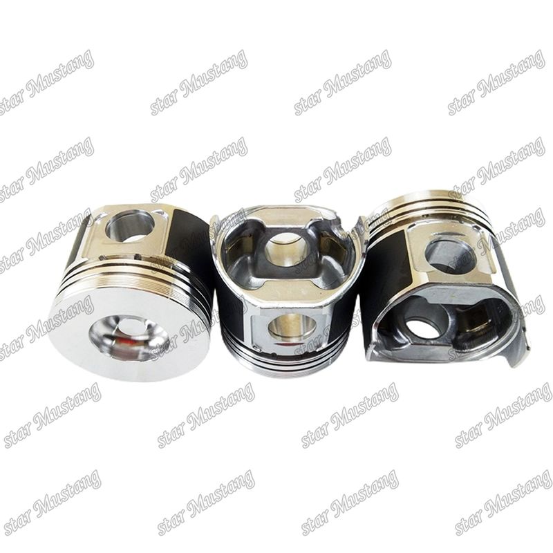 Πιστόν S4D84E-5 4TNV84 Υψόμετρο 84 mm Θάλαμος καύσης Μέγεθος 41.3 mm 129508-22080 Για εξαρτήματα επισκευής κινητήρων ντίζελ Yanmar