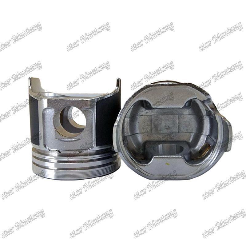 Πιστόν S4D84E-5 4TNV84 Υψόμετρο 84 mm Θάλαμος καύσης Μέγεθος 41.3 mm 129508-22080 Για εξαρτήματα επισκευής κινητήρων ντίζελ Yanmar