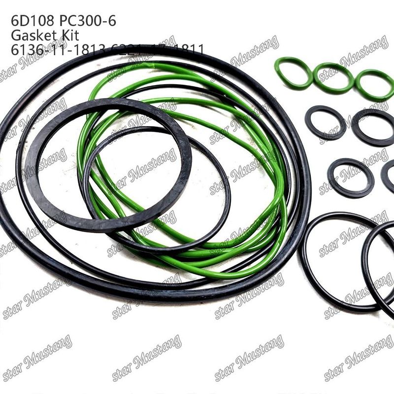 Ολόκληρο σύνολο συμπίεσης 6D108 PC300-6 6136-11-1813 6221-17-1811 Συγκρότημα συμπίεσης για εξαρτήματα επισκευής κινητήρων ντίζελ Komatsu