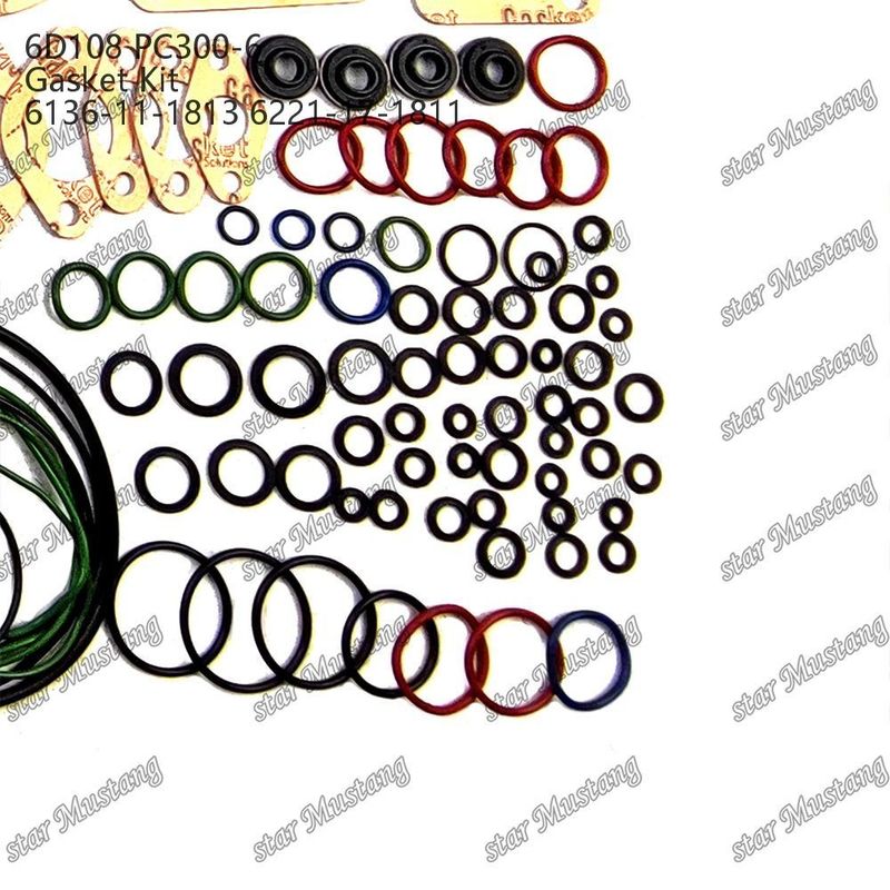 Ολόκληρο σύνολο συμπίεσης 6D108 PC300-6 6136-11-1813 6221-17-1811 Συγκρότημα συμπίεσης για εξαρτήματα επισκευής κινητήρων ντίζελ Komatsu