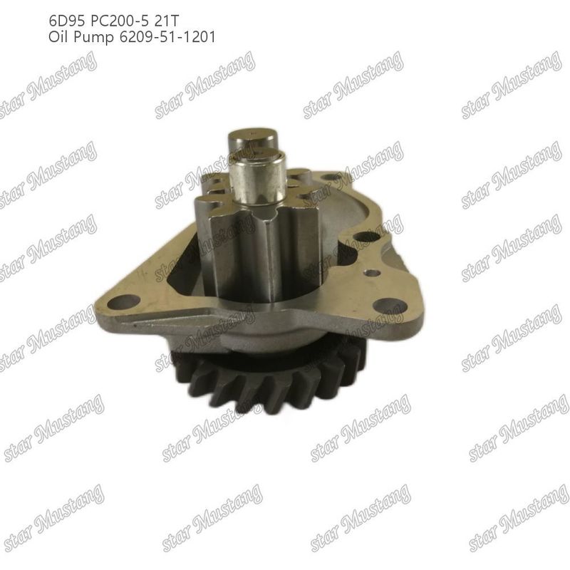 Αντλία πετρελαίου 6D95 PC200-5 21T 6209-51-1201 Για ανταλλακτικά κινητήρα Kumatsu