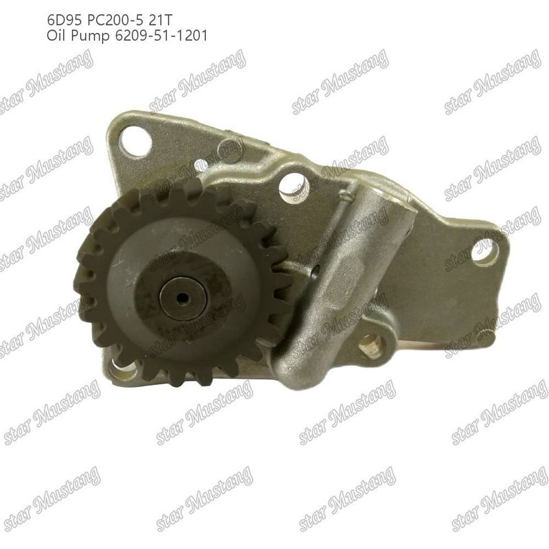 Αντλία πετρελαίου 6D95 PC200-5 21T 6209-51-1201 Για ανταλλακτικά κινητήρα Kumatsu