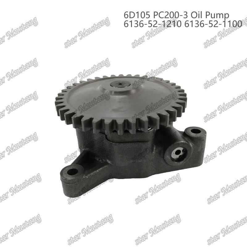 Αντλία πετρελαίου 6D105 PC200-3 6136-52-1210 6136-52-1100 Για ανταλλακτικά κινητήρων Kumatsu