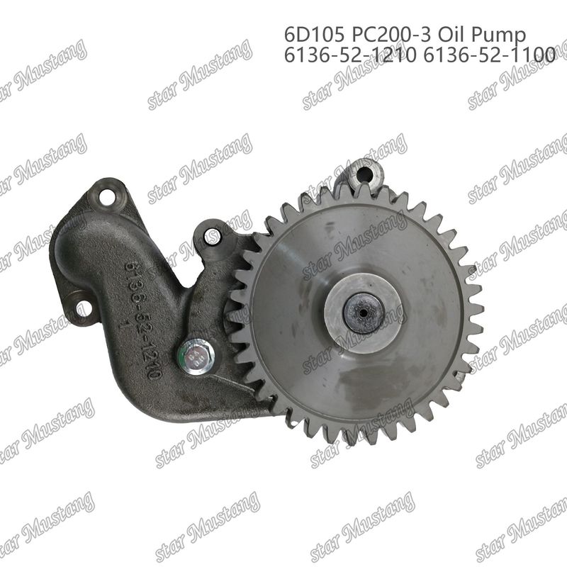 Αντλία πετρελαίου 6D105 PC200-3 6136-52-1210 6136-52-1100 Για ανταλλακτικά κινητήρων Kumatsu