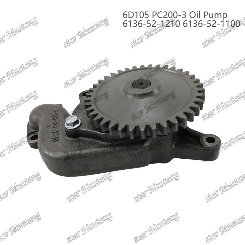 Αντλία πετρελαίου 6D105 PC200-3 6136-52-1210 6136-52-1100 Για ανταλλακτικά κινητήρων Kumatsu