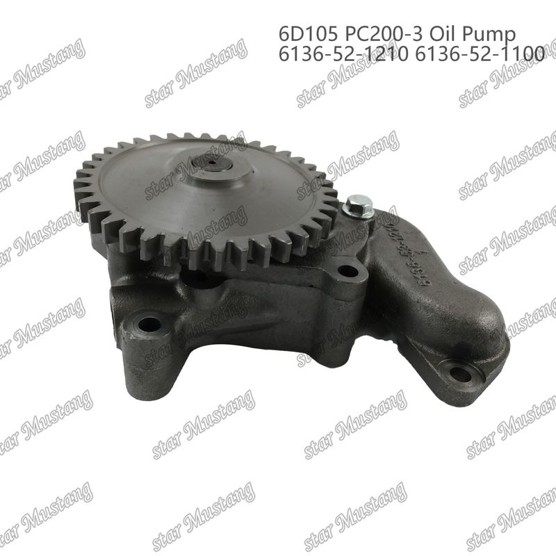 Αντλία πετρελαίου 6D105 PC200-3 6136-52-1210 6136-52-1100 Για ανταλλακτικά κινητήρων Kumatsu